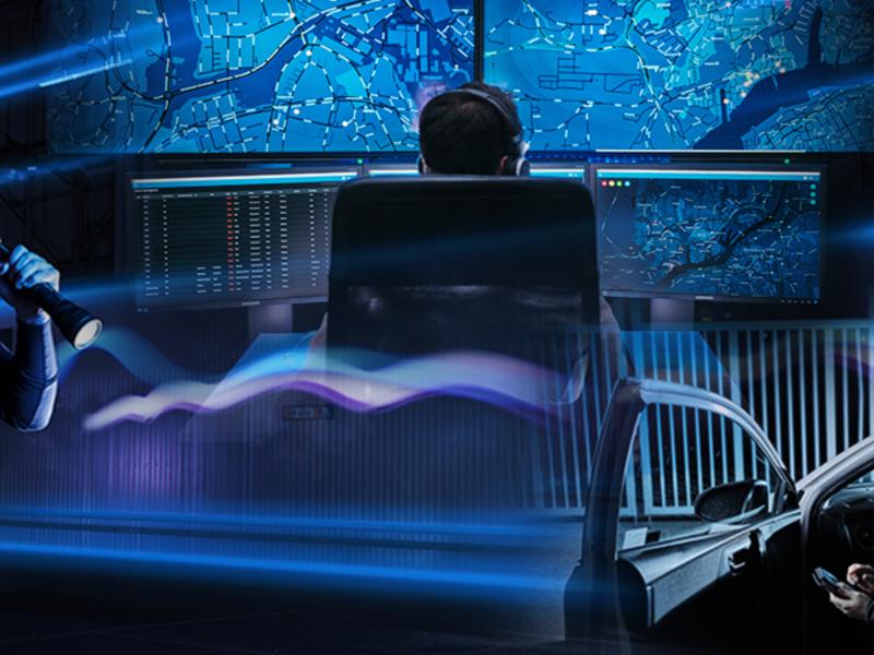 Guard working with the team in GroupTalk and GuardTools