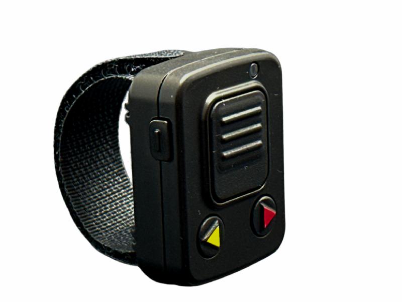 Bluetooth multi push to talk button with queue and panic alarm