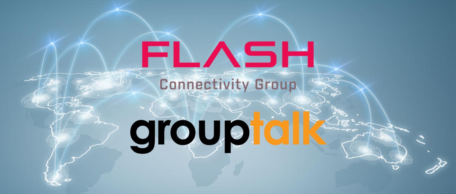 GroupTalk and Flash connectivity group logos