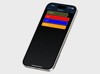 Two way radio app with work statuses