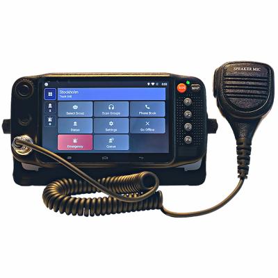 vehicle mounted units with Remote Speaker Microphone and panic alarm